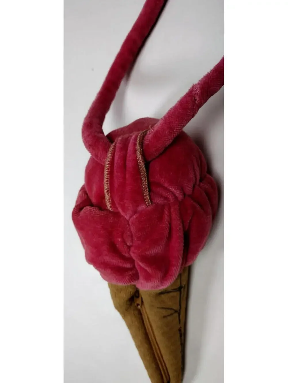 1970s Glam Purse KENNETH ARONSON bag Ice Cream Cone 1976 Sculpture Elton John